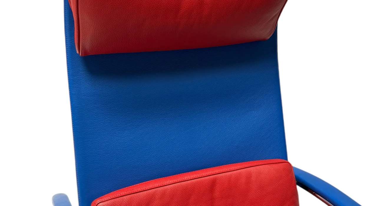 Pair of Grand Repos Lounge Chairs with Stools by Jean Prouvé Tecta , 1980s